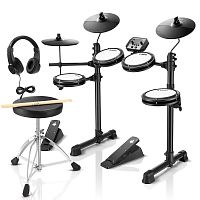 DONNER DED-80 4 Drums 3 Cymbals